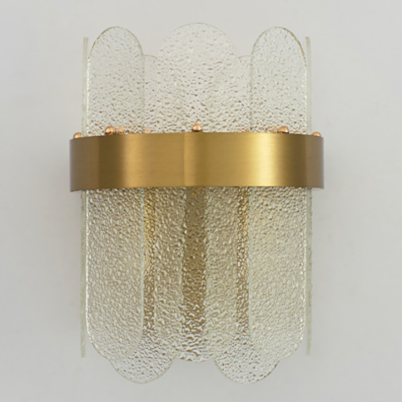 Бра Blount Raised Wall Lamp Прозрачное Стекло Латунь Бра Blount Raised Wall Lamp Прозрачное Стекло Латунь в Кирове | Loft Concept