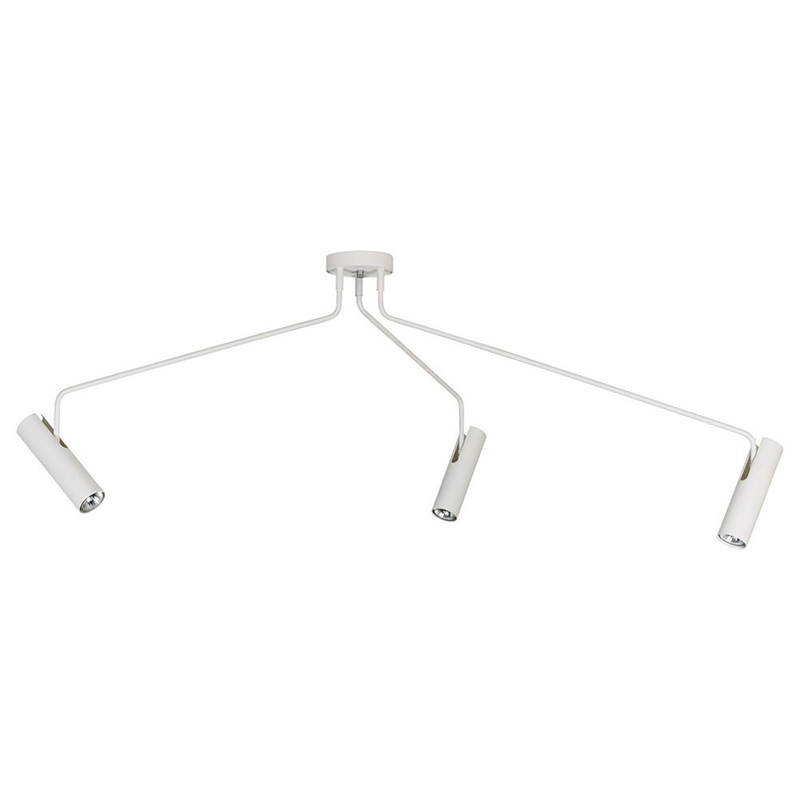 Потолочный светильник Tibo Branches Trumpet Tube white 3 Белый в Кирове | Loft Concept 