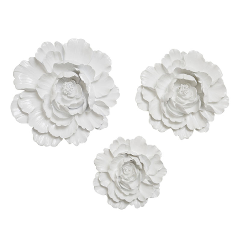 Аксессуар на стену Decor Flowers Rose Hip white Белый Аксессуар на стену Decor Flowers Rose Hip white Белый в Кирове | Loft Concept