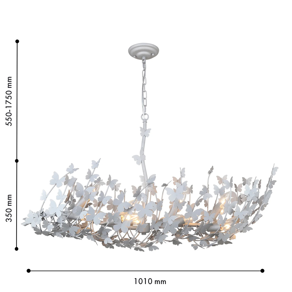 Люстра с абажуром оформленным в виде стаи бабочек Eternal Butterflies в Кирове