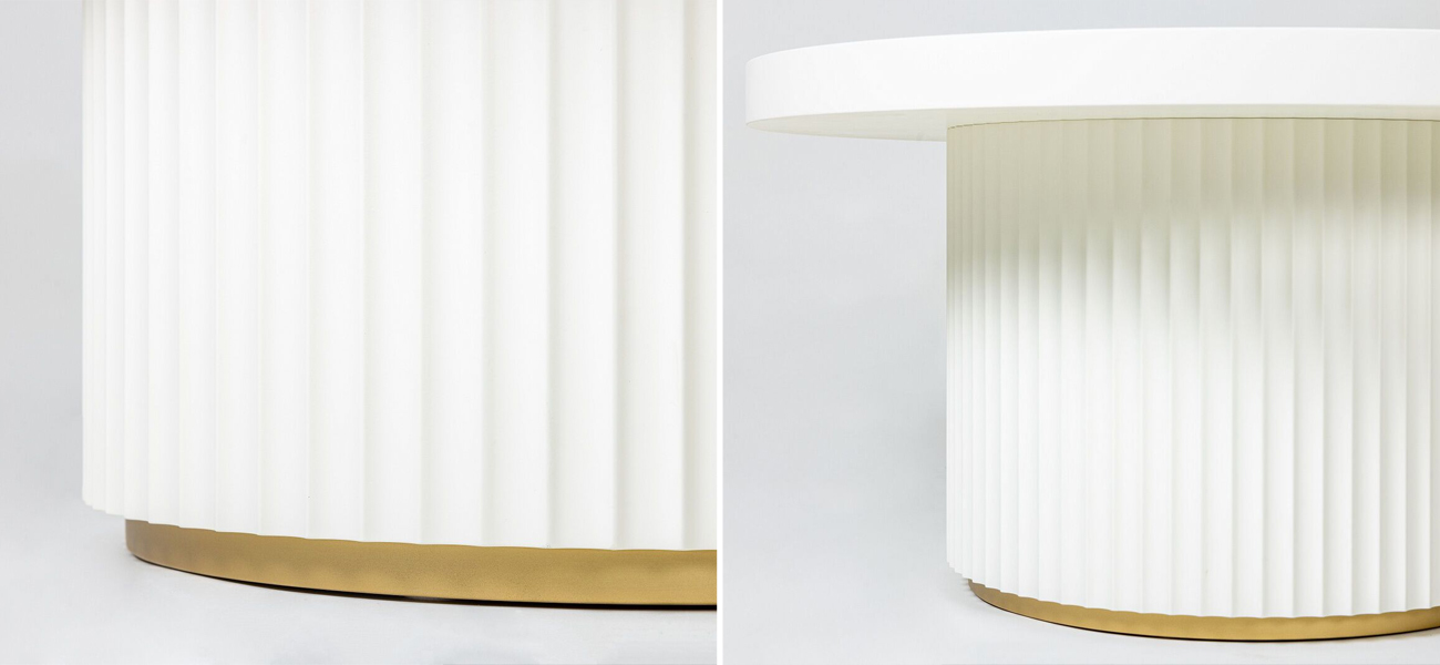 Кофейный столик Antique Order Белый - фото