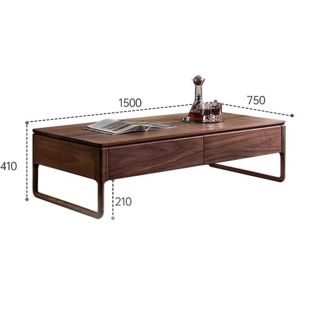 Кофейный стол из массива дерева с 4-мя ящиками Walnut Wood Table Кофейный стол из массива дерева с 4-мя ящиками Walnut Wood Table в Кирове