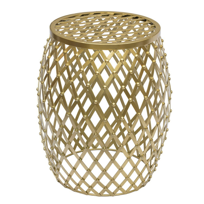 Табурет Stool Barrel Золотой Табурет Stool Barrel Золотой в Кирове | Loft Concept