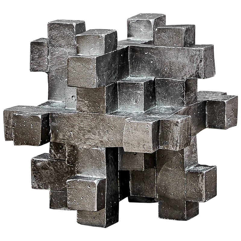 Аксессуар Cube Abstraction Серебряный Аксессуар Cube Abstraction Серебряный в Кирове | Loft Concept