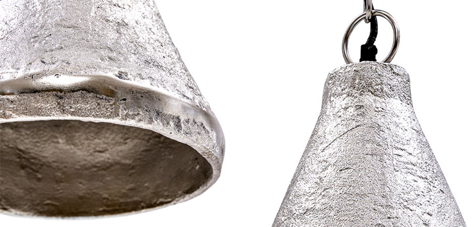 Подвесной светильник Rough Silver Pendant Подвесной светильник Rough Silver Pendant - Loft-Concept в Кирове