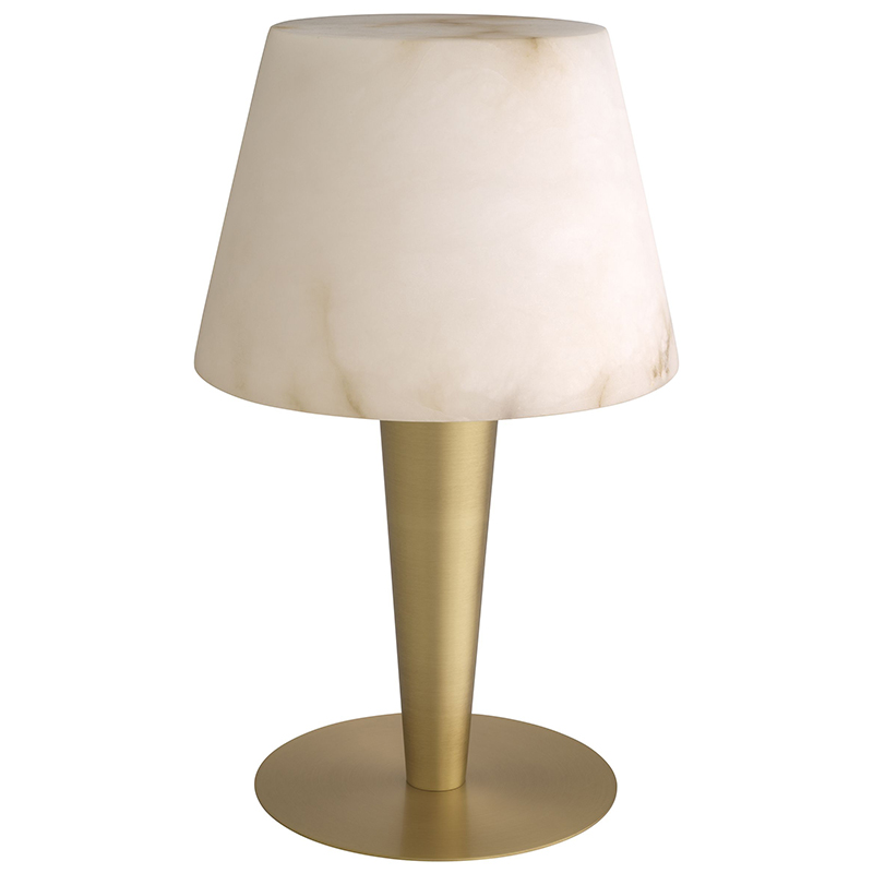 Настольная лампа Eichholtz Table Lamp Scarlette Бежевый Белый Мрамор Bianco Латунь Настольная лампа Eichholtz Table Lamp Scarlette Бежевый Белый Мрамор Bianco Латунь в Кирове | Loft Concept