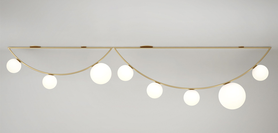 Потолочный светильник Atelier Areti Girlande Ceiling Crescent 5 Потолочный светильник Atelier Areti Girlande Ceiling Crescent 5 - Loft-Concept в Кирове