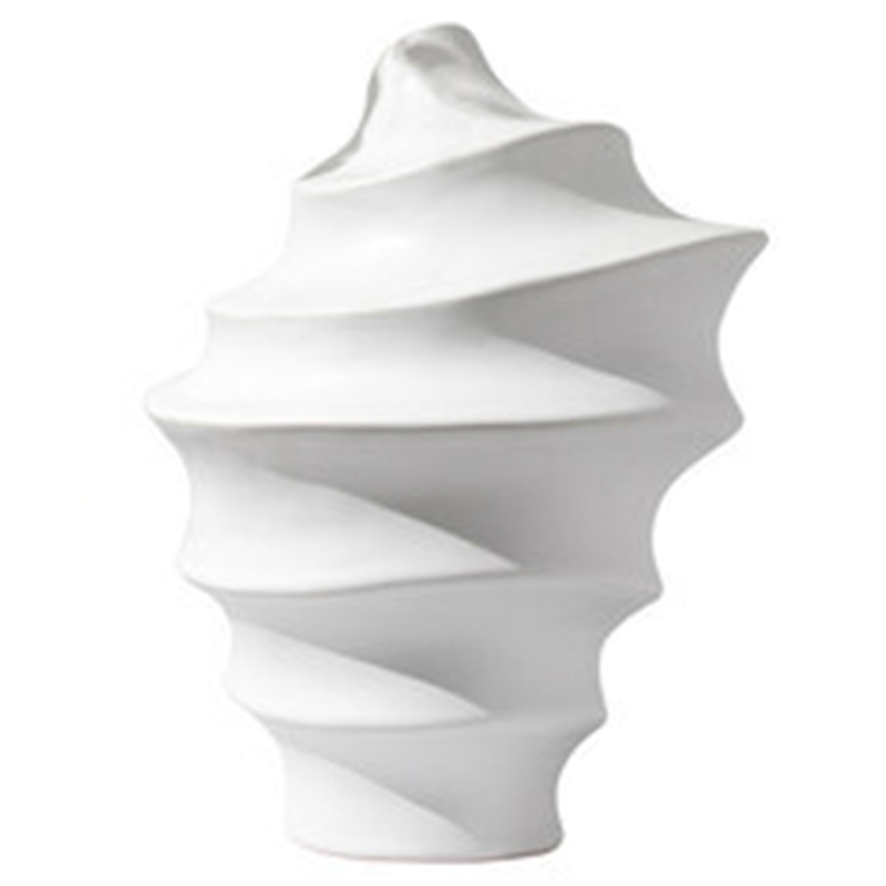 Ваза White Spiral Molecule Collection Vase Белый Ваза White Spiral Molecule Collection Vase Белый в Кирове | Loft Concept