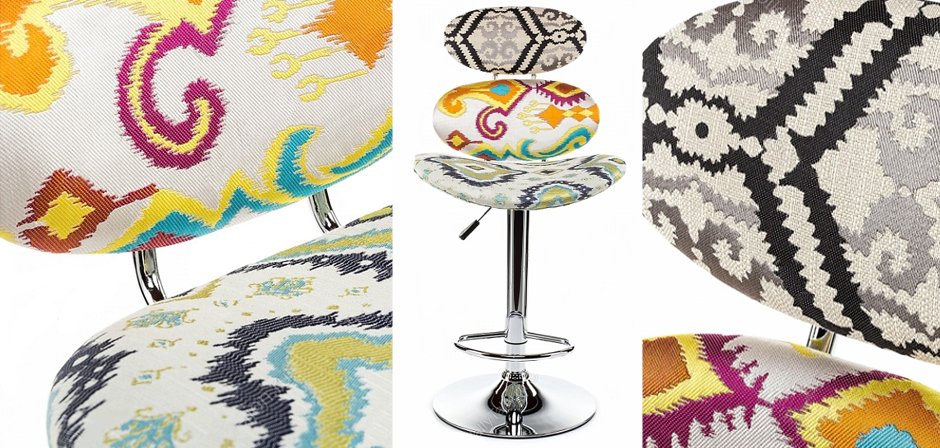 Барный стул Ikat Bar Stool Барный стул Ikat Bar Stool - Loft-Concept в Кирове
