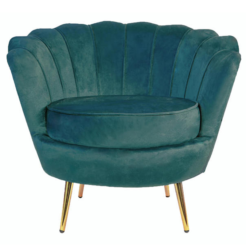 Кресло Бирюзовый велюр Trapezium Turquoise velvet Бирюзовый Кресло Бирюзовый велюр Trapezium Turquoise velvet Бирюзовый в Кирове | Loft Concept