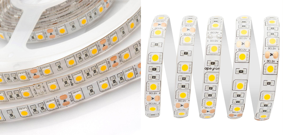 Светодиодная влагозащищенная лента 60LED/m 5050SMD теплый белый 5M Светодиодная влагозащищенная лента 60LED/m 5050SMD теплый белый 5M - Loft-Concept в Кирове
