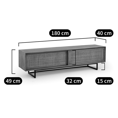 ТВ-тумба из массива тика Busto TV Stand ТВ-тумба из массива тика Busto TV Stand в Кирове
