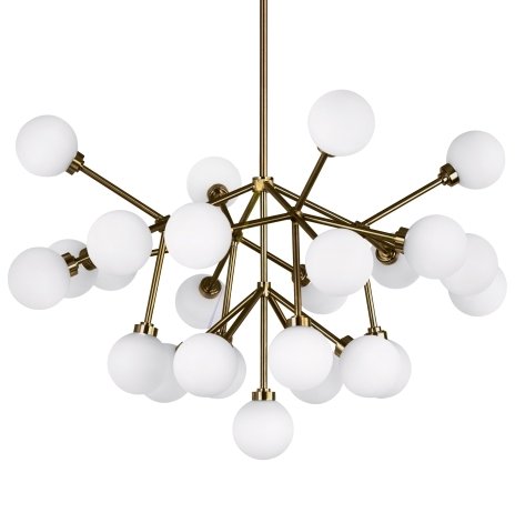 Люстра Tech Lighting Mara Chandelier Золотой Белый Люстра Tech Lighting Mara Chandelier Золотой Белый в Кирове | Loft Concept