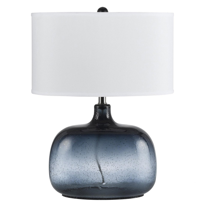 Настольная лампа Ozanne Table lamp Белый Темно-синий Настольная лампа Ozanne Table lamp Белый Темно-синий в Кирове | Loft Concept