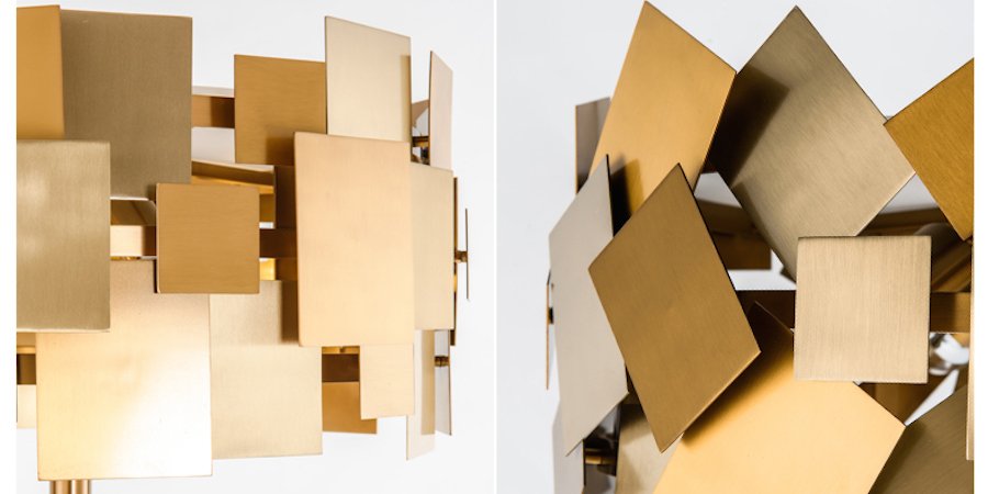 Торшер Gold Plate Floor Lamp Торшер Gold Plate Floor Lamp - Loft-Concept в Кирове