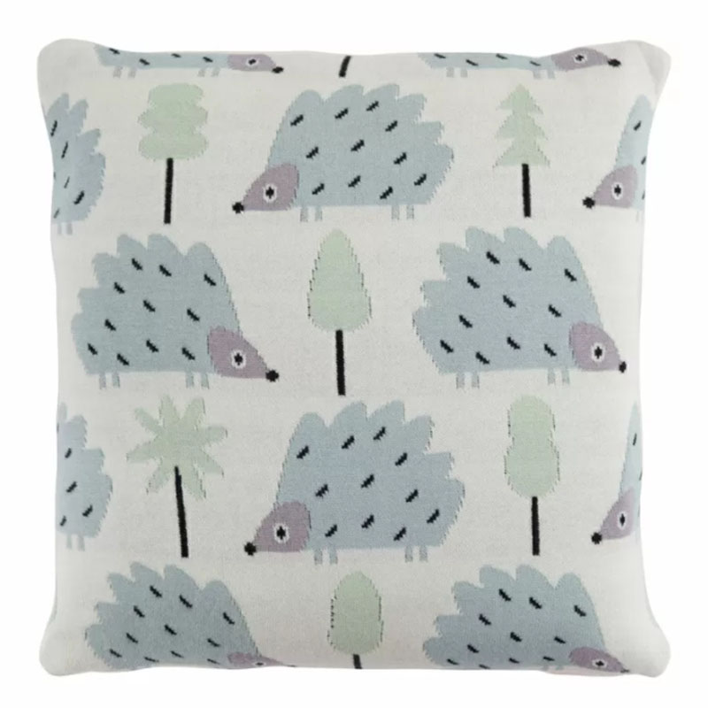 Подушка Blue Hedgehogs Мульти Подушка Blue Hedgehogs Мульти в Кирове | Loft Concept