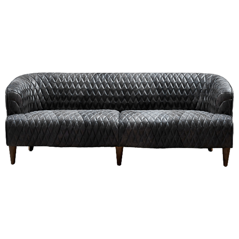 Диван Rhombuses Upholstery Graphite Sofa Графитовый в Кирове | Loft Concept 