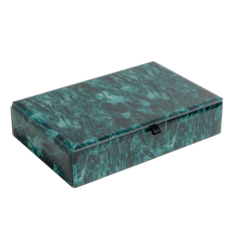 Шкатулка Turquoise Smoke Бирюзовый Шкатулка Turquoise Smoke Бирюзовый в Кирове | Loft Concept