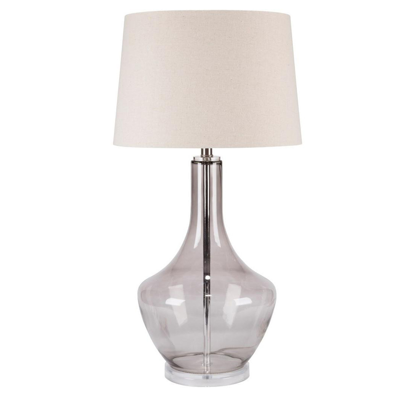Настольная лампа Fantina Table lamp gray Белый Светло-серый Настольная лампа Fantina Table lamp gray Белый Светло-серый в Кирове | Loft Concept