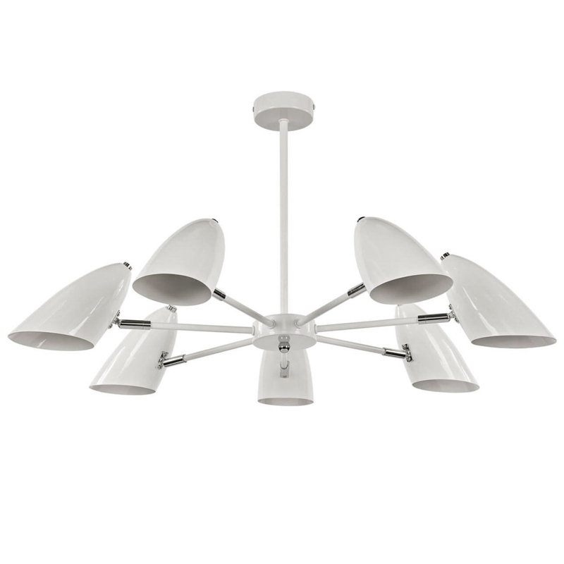 Люстра Retro Future White Белый Люстра Retro Future White Белый в Кирове | Loft Concept