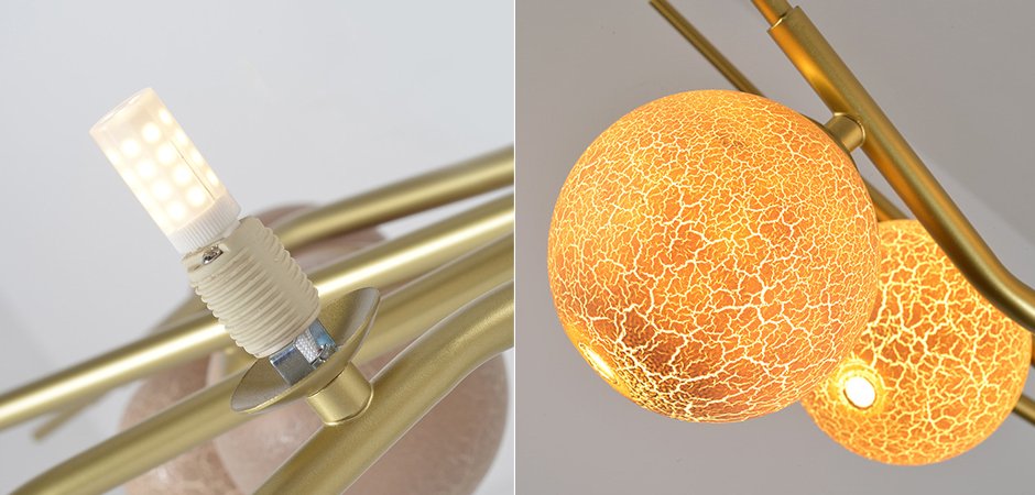 Люстра 8-GLOBE CHERRYBOMB CHANDELIER Люстра 8-GLOBE CHERRYBOMB CHANDELIER - Loft-Concept в Кирове