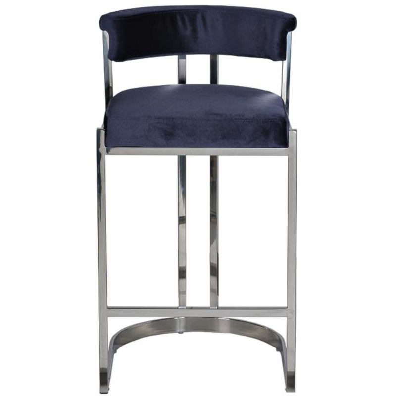 Стул барный Moselle dark blue Темно-синий Стул барный Moselle dark blue Темно-синий в Кирове | Loft Concept
