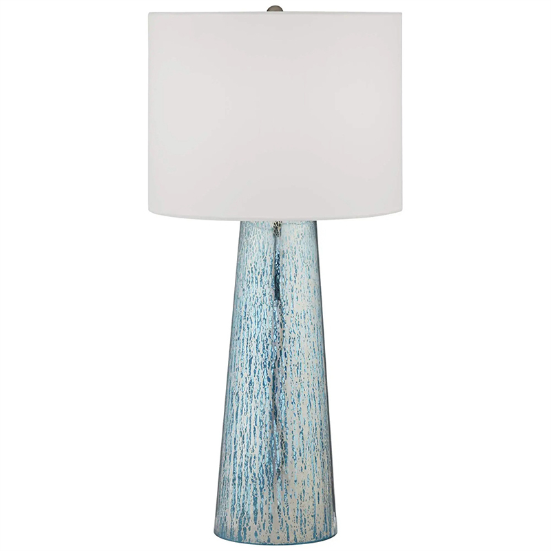Настольная лампа Claire Lampshade Table Lamp Голубой Белый Настольная лампа Claire Lampshade Table Lamp Голубой Белый в Кирове | Loft Concept