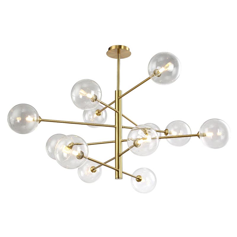 Люстра Gallotti & Radice Chandelier Gold 12 Глянцевое золото Люстра Gallotti & Radice Chandelier Gold 12 Глянцевое золото в Кирове | Loft Concept