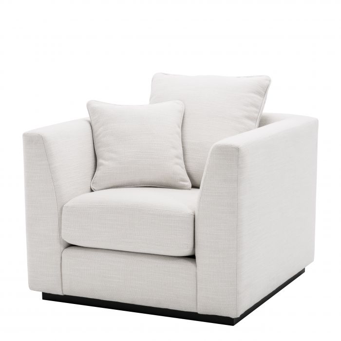 Кресло Eichholtz Chair Taylor Белый Черный Кресло Eichholtz Chair Taylor Белый Черный в Кирове | Loft Concept