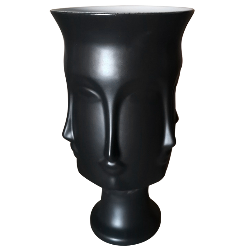 Декоративная ваза Jonathan Adler DORA MAAR URN Black Vase Черный в Кирове | Loft Concept 