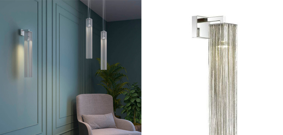 Бра Atlantis Chain Nickel One Sconces Бра Atlantis Chain Nickel One Sconces - Loft-Concept в Кирове