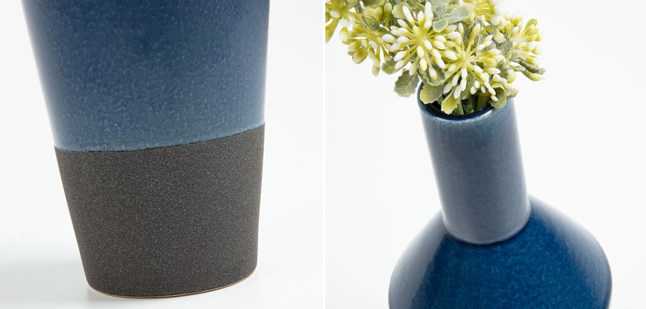 Ваза Blue Craquelure Ваза Blue Craquelure - Loft-Concept в Кирове