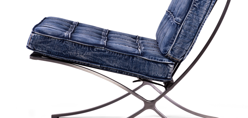 Кресло Barcelona Denim Кресло Barcelona Denim - Loft-Concept в Кирове