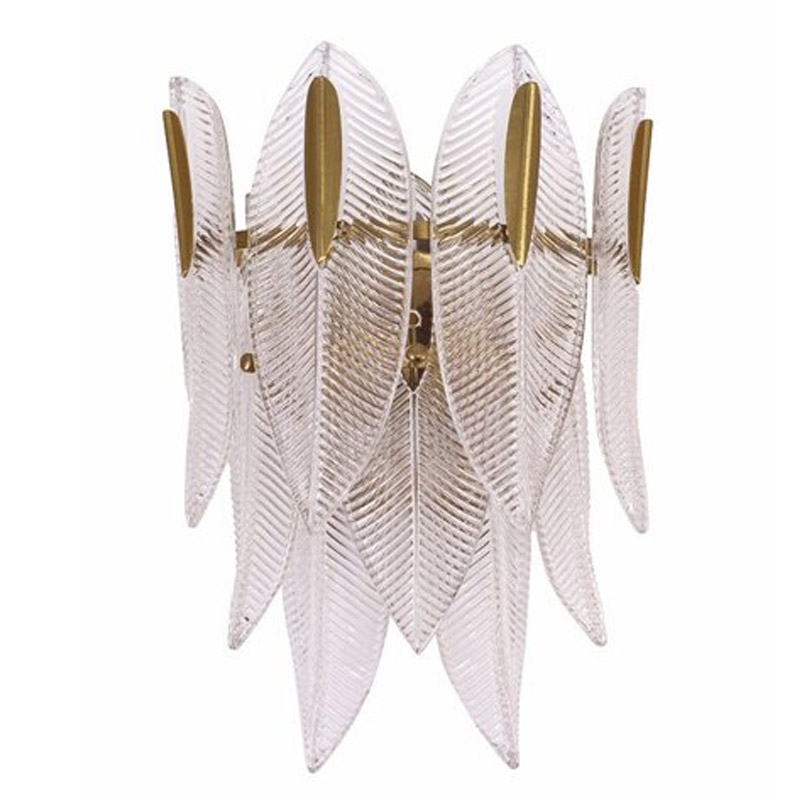Бра Textured Glass Petals Sconce Бронза Бра Textured Glass Petals Sconce Бронза в Кирове | Loft Concept
