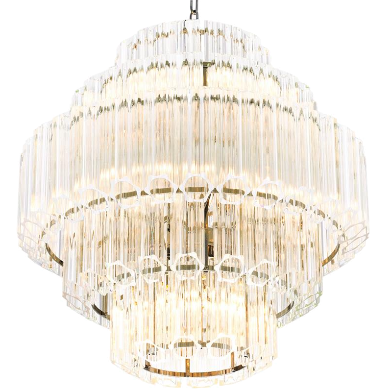 Люстра Chandelier Vittoria S Clear Никель Прозрачный (Transparent) Люстра Chandelier Vittoria S Clear Никель Прозрачный (Transparent) в Кирове | Loft Concept