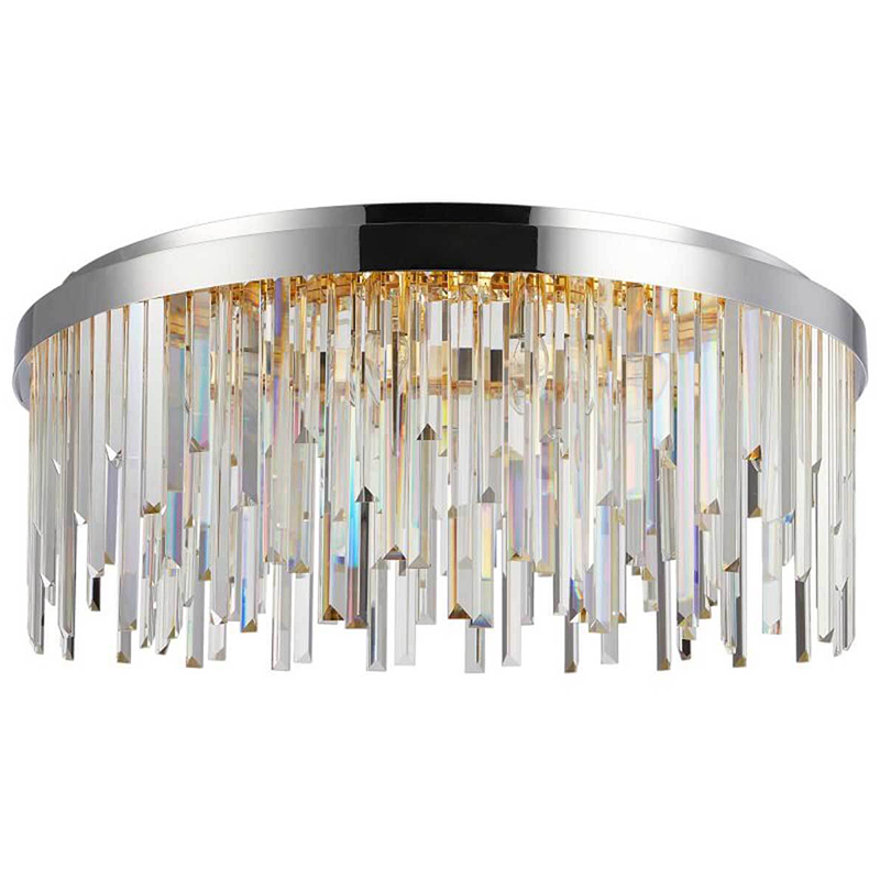 Потолочная люстра Luxxu Crysral Chandelier 65 Хром Прозрачный (Transparent) Потолочная люстра Luxxu Crysral Chandelier 65 Хром Прозрачный (Transparent) в Кирове | Loft Concept