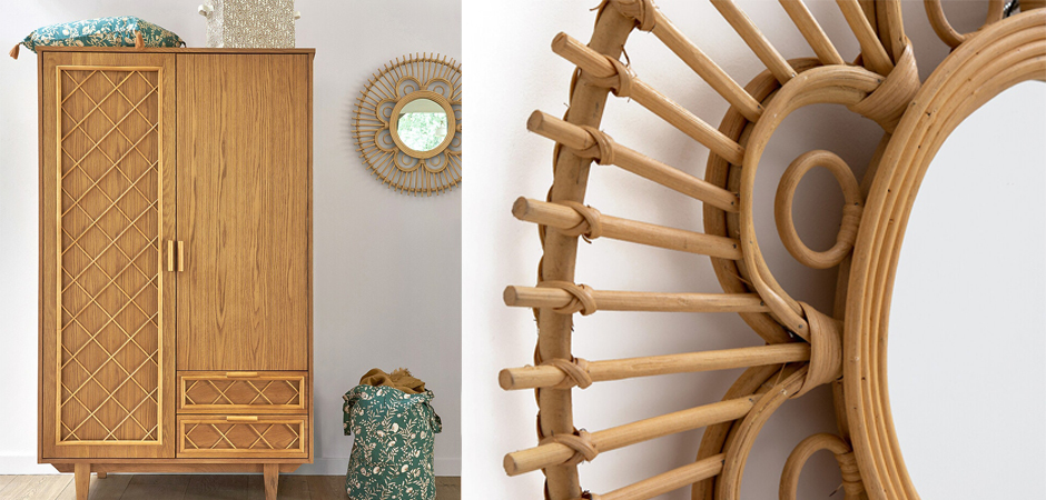 Зеркало Mirror Rattan Round D65 Зеркало Mirror Rattan Round D65 - Loft-Concept в Кирове