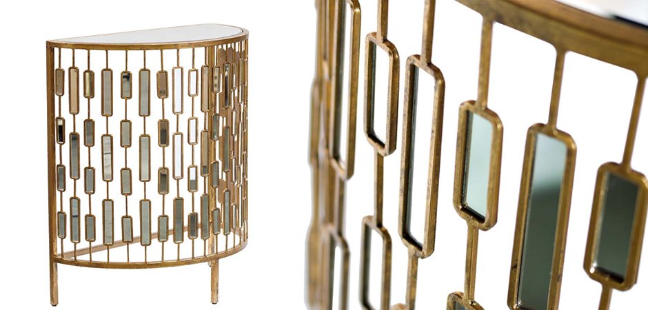 Консоль зеркальная Mirror Inserts Сonsole Консоль зеркальная Mirror Inserts Сonsole - Loft-Concept в Кирове