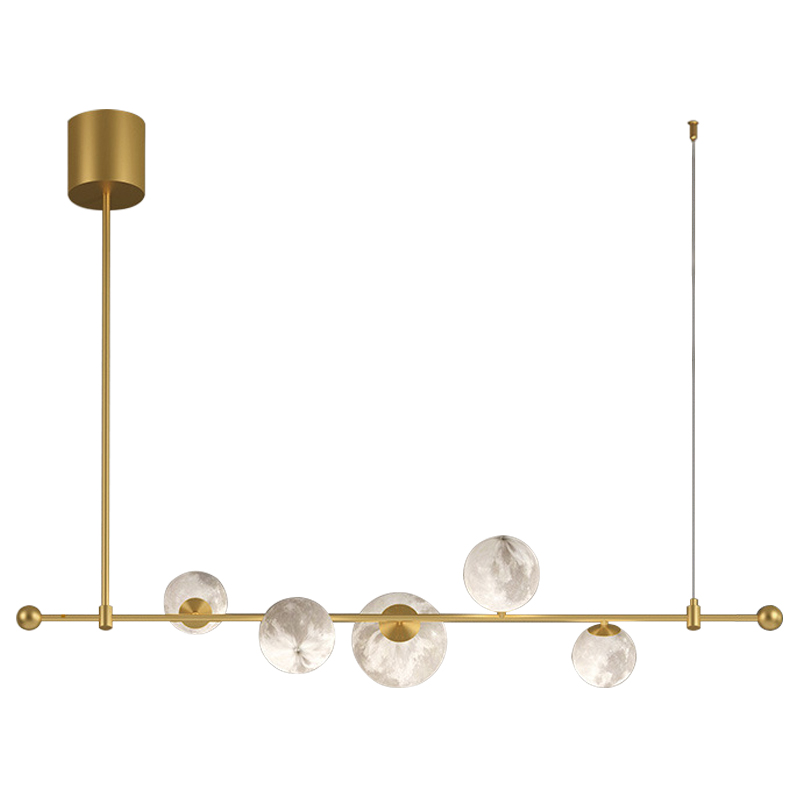Светильник Tech Lighting Modern Rail Geometric Linear Suspension 5 Gold Белый Золотой Светильник Tech Lighting Modern Rail Geometric Linear Suspension 5 Gold Белый Золотой в Кирове | Loft Concept