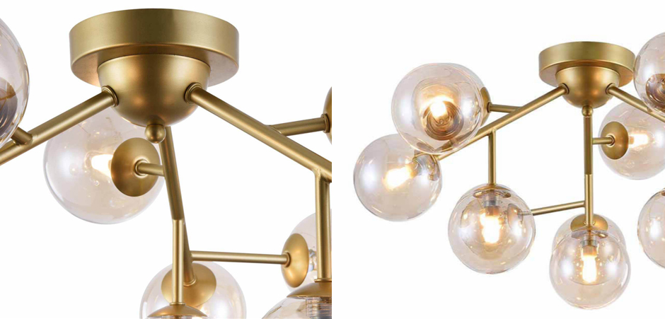 Потолочный Светильник Berries Chandelier Amber 60 Потолочный Светильник Berries Chandelier Amber 60 - Loft-Concept в Кирове