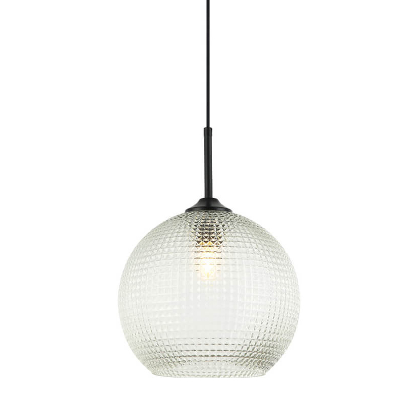 Подвесной светильник Crystal Galaxy Ball transparent glass Черный Прозрачное Стекло Подвесной светильник Crystal Galaxy Ball transparent glass Черный Прозрачное Стекло в Кирове | Loft Concept