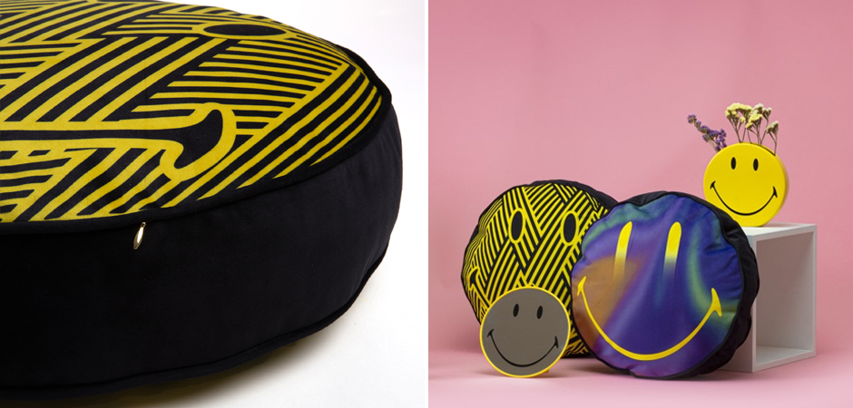 Подушка Zig-Zag Cushion Smiley Подушка Zig-Zag Cushion Smiley - Loft-Concept в Кирове