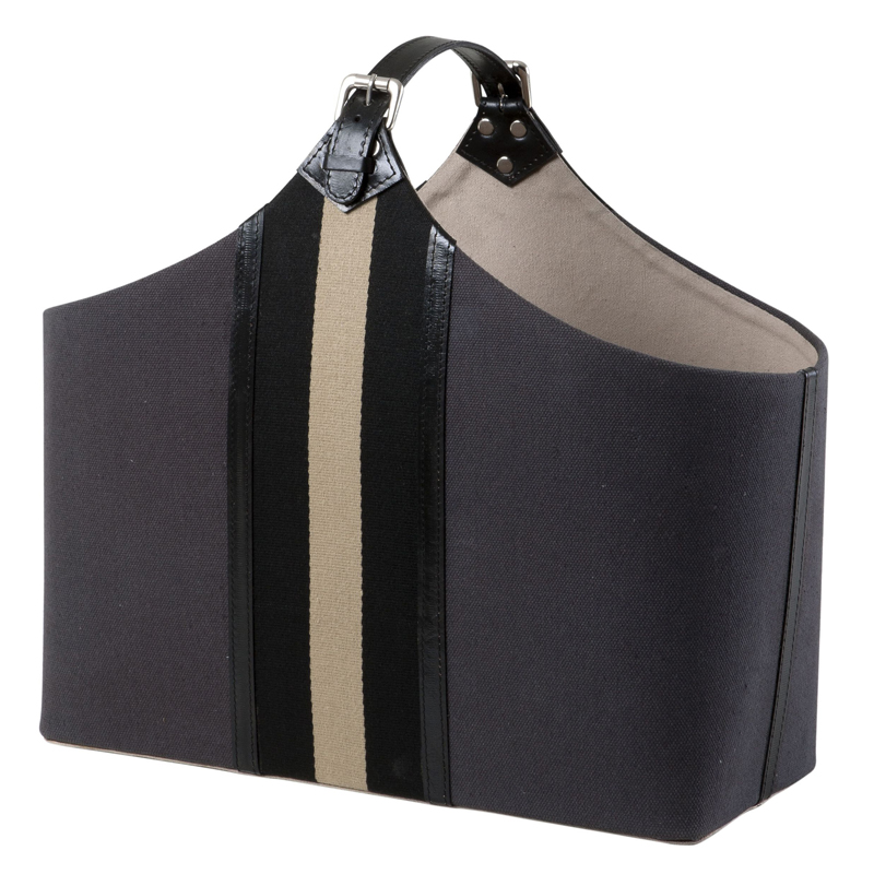 Газетница Eichholtz Bag Goldwynn Серый Черный Бежево-серый Газетница Eichholtz Bag Goldwynn Серый Черный Бежево-серый в Кирове | Loft Concept
