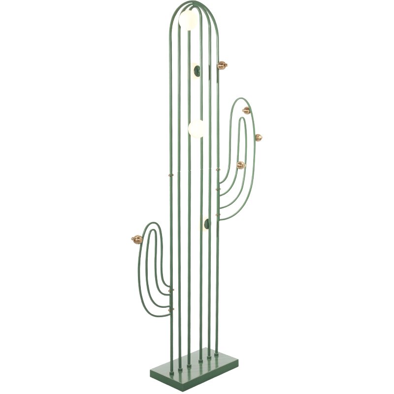 CACTUS Напольный светильник в виде кактуса Зеленый Золотой CACTUS Напольный светильник в виде кактуса Зеленый Золотой в Кирове | Loft Concept