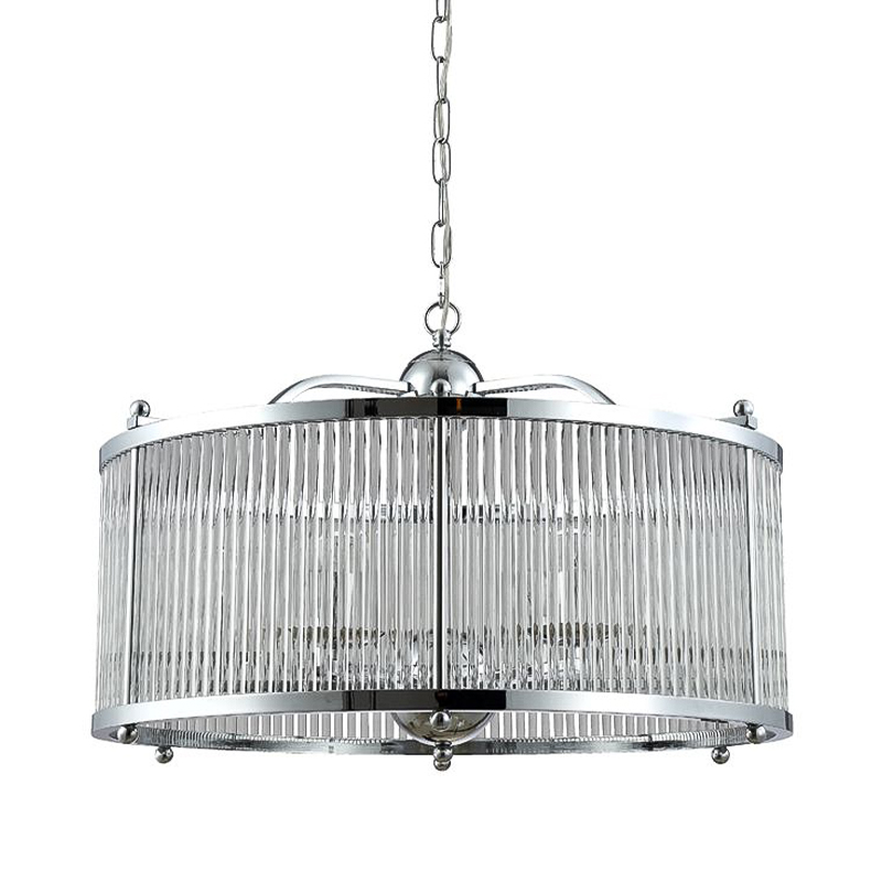 Люстра Gorden Chrome Chandelier Прозрачное Стекло Хром Люстра Gorden Chrome Chandelier Прозрачное Стекло Хром в Кирове | Loft Concept