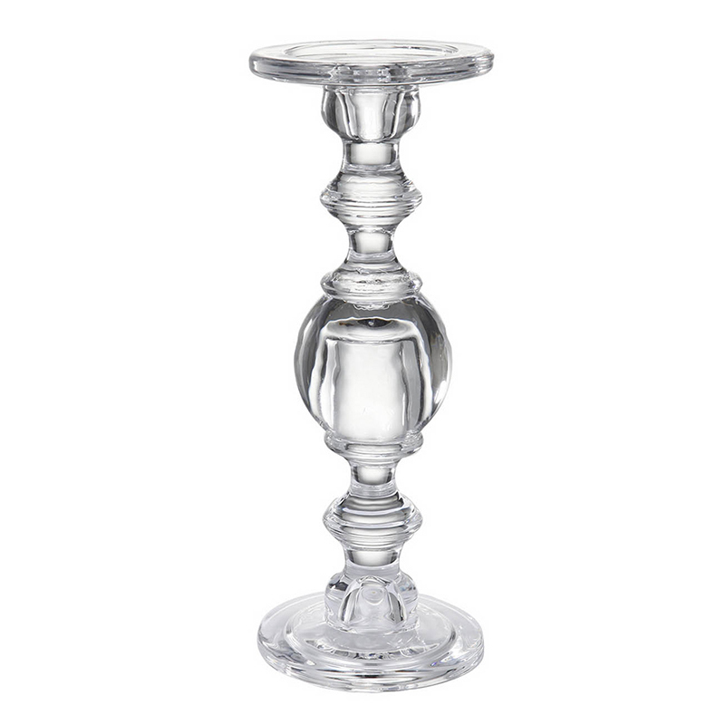 Подсвечник Glass Candlestick I Прозрачное Стекло Подсвечник Glass Candlestick I Прозрачное Стекло в Кирове | Loft Concept