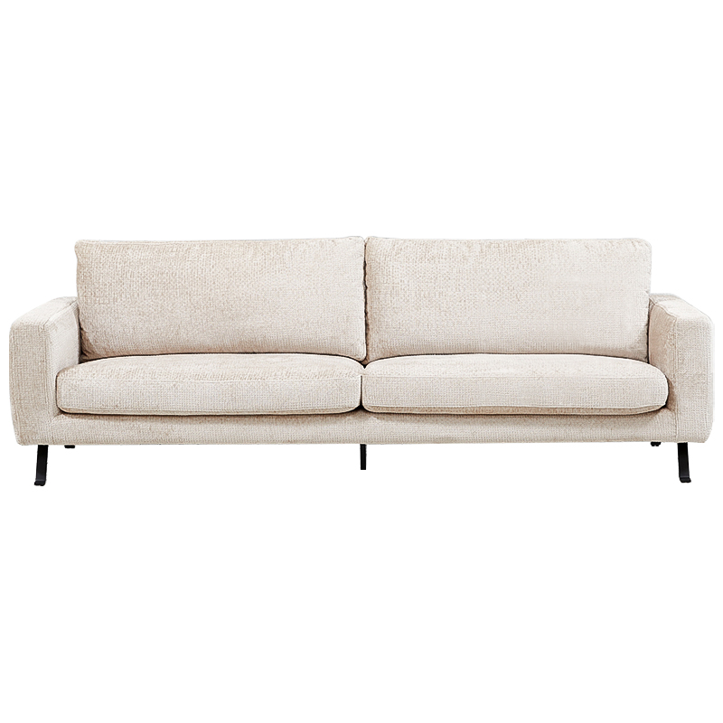Диван Rowse Beige Sofa Бежевый Черный Диван Rowse Beige Sofa Бежевый Черный в Кирове | Loft Concept