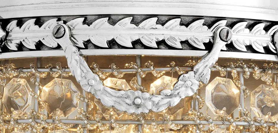 Бра Eichholtz Wall Lamp Emperor Nickel - Loft-Concept в Кирове