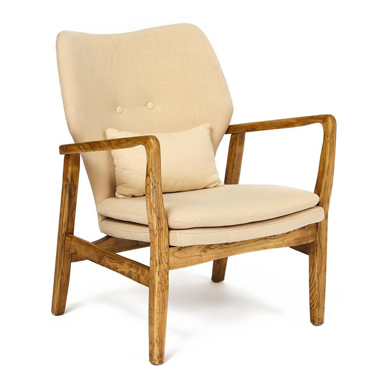 Кресло Makeshift armchair beige Бежевый Кресло Makeshift armchair beige Бежевый в Кирове | Loft Concept