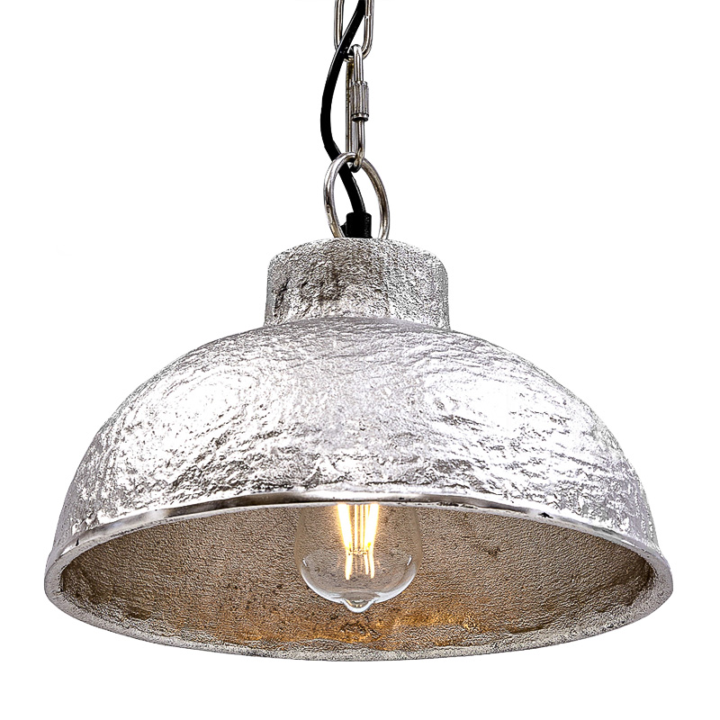 Подвесной светильник Rough Silver Pendant II Серебряный Подвесной светильник Rough Silver Pendant II Серебряный в Кирове | Loft Concept